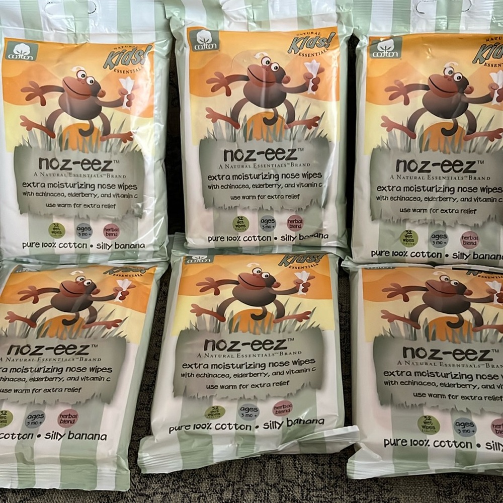 Natural Nose wipes for children